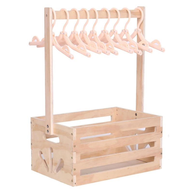 Baby Nursery Hamper - 나무 손잡이가 달린 아기 선물 바구니,