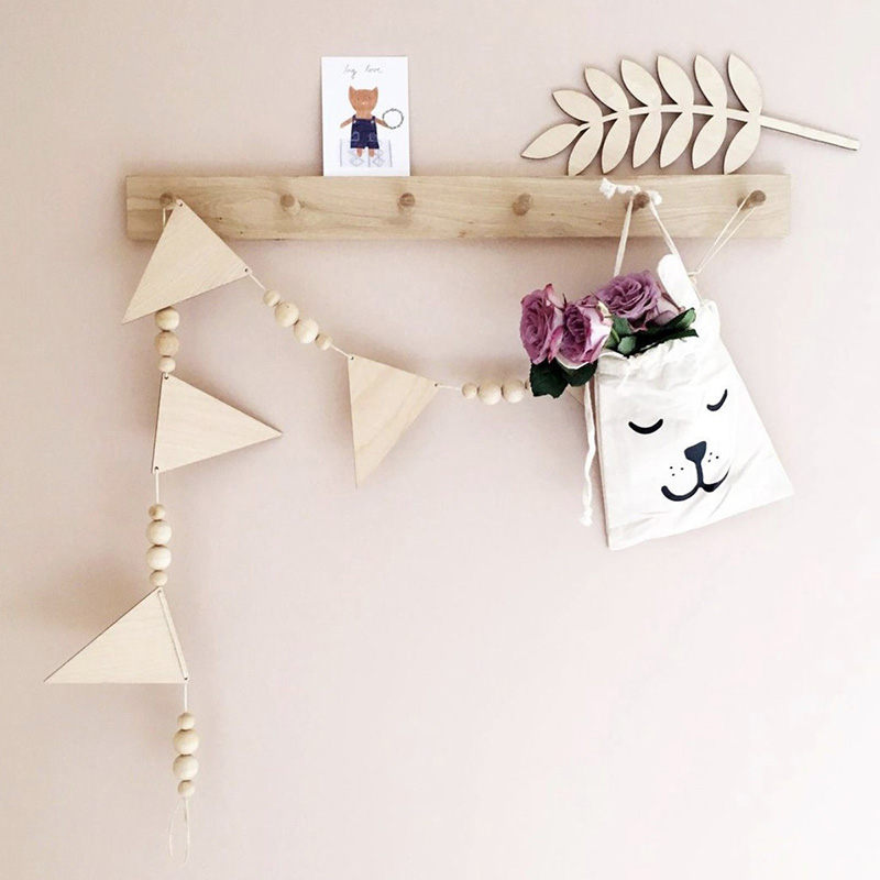 Baby Nursery Garland - 아기 방 화환 나무 삼각형 깃발