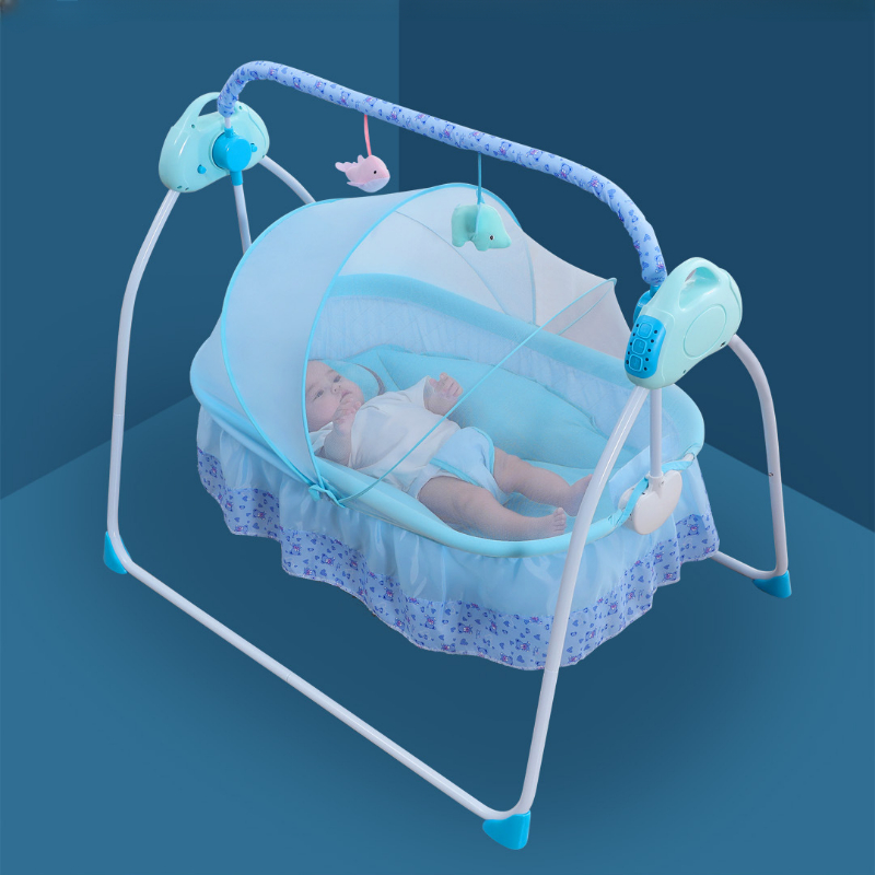 스마트 전기 아기 요람 침대, 접이식 흔들 의자, 스마 - Baby Nursery Hamper 리뷰 및 가격