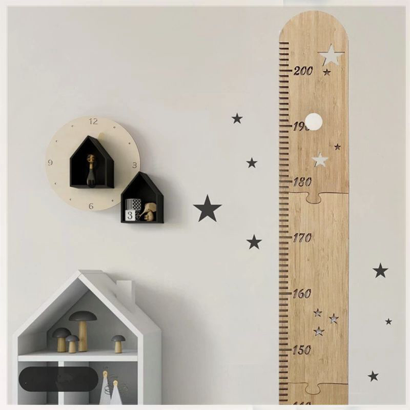 북유럽 나무 어린이 키 성장 차트 눈금자, 아기 어린이 - Baby Nursery Decals 리뷰 및 가격