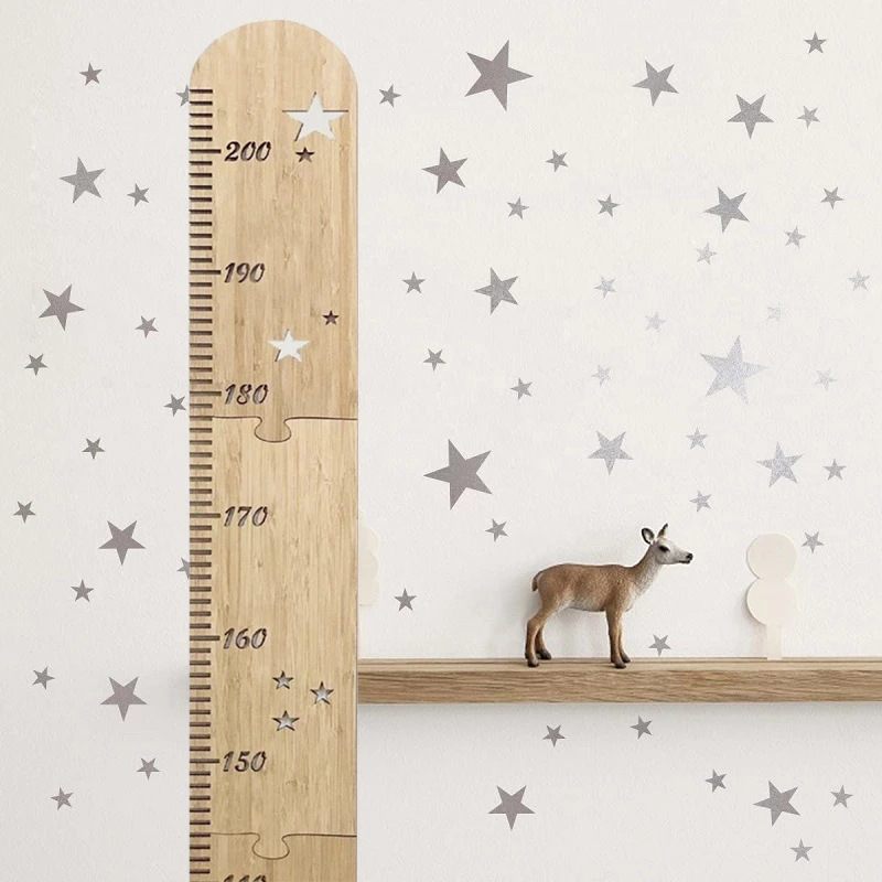 북유럽 나무 어린이 키 성장 차트 눈금자, 아기 어린이 - Baby Nursery Decals 리뷰 및 가격