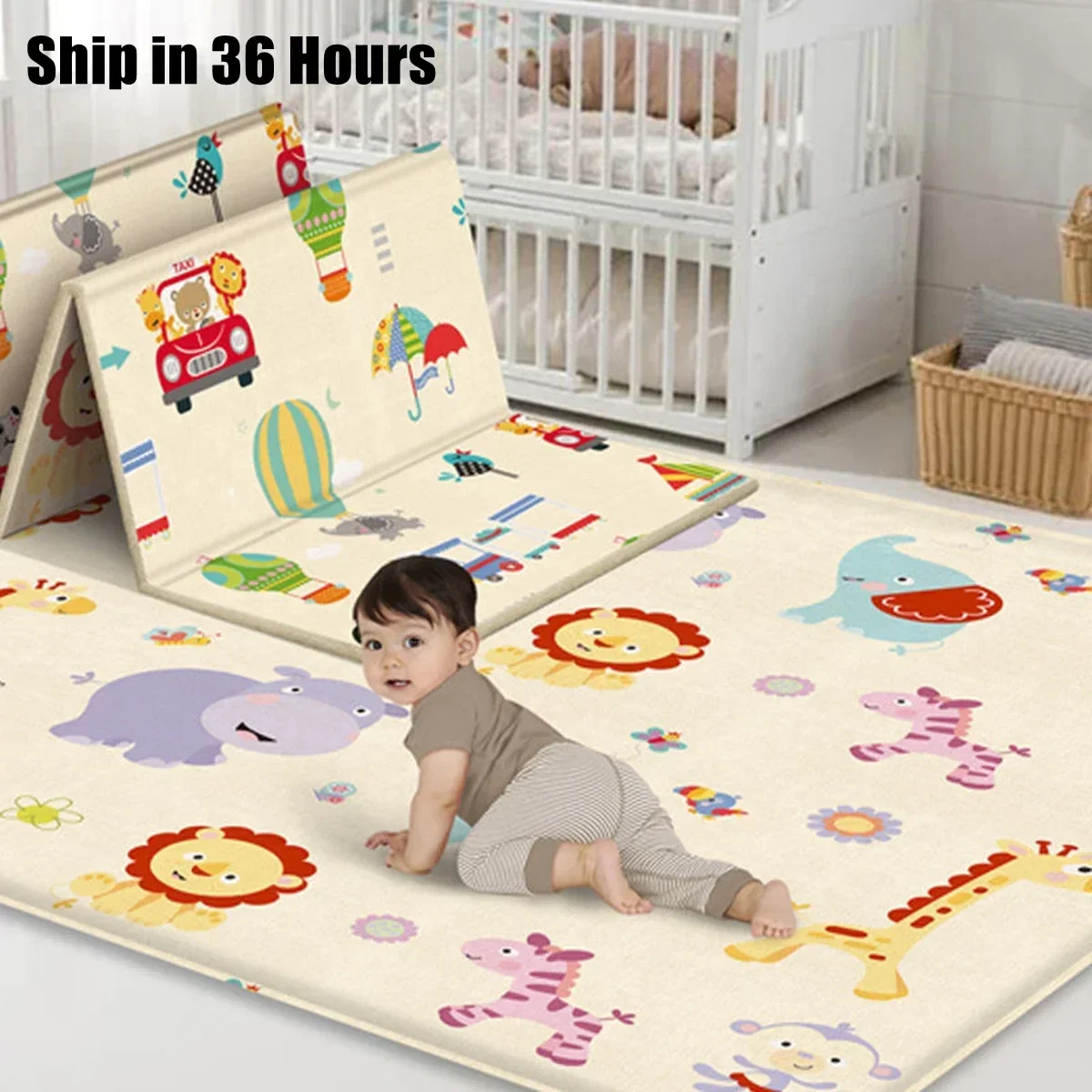 무독성 교육용 접이식 어린이 카펫 아기 놀이 매트, 보 - Baby Nursery Sets 리뷰 및 가격