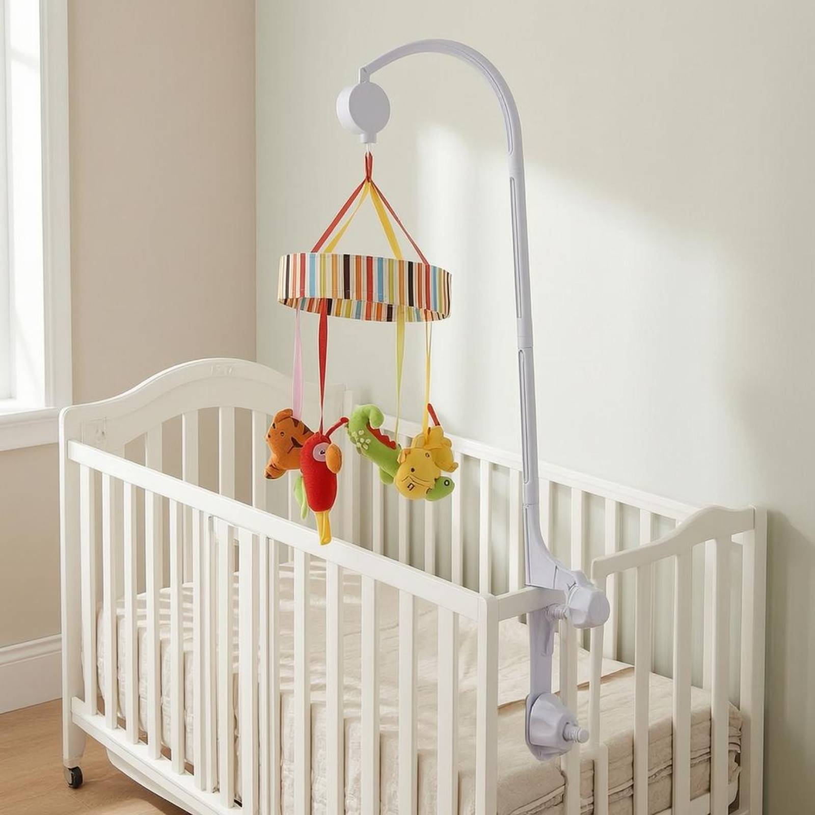 아기 침대 모빌 스탠드 화이트 침대 모빌 홀더 보육원  - Baby Nursery Usa 리뷰 및 가격