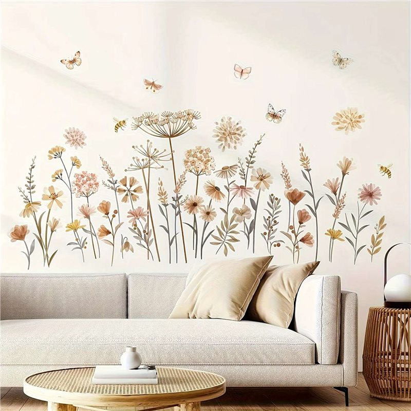 【효율적인】2X Boho 꽃 벽 스티커 아기 보육소 소 - Baby Nursery Wallpaper Girl 리뷰 및 가격