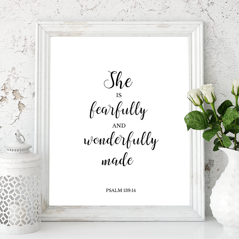 성경 구절 견적 기독교 월 아트 캔버스 회화 성경 시편 - Baby Nursery Quotes Wall Art 리뷰 및 가격