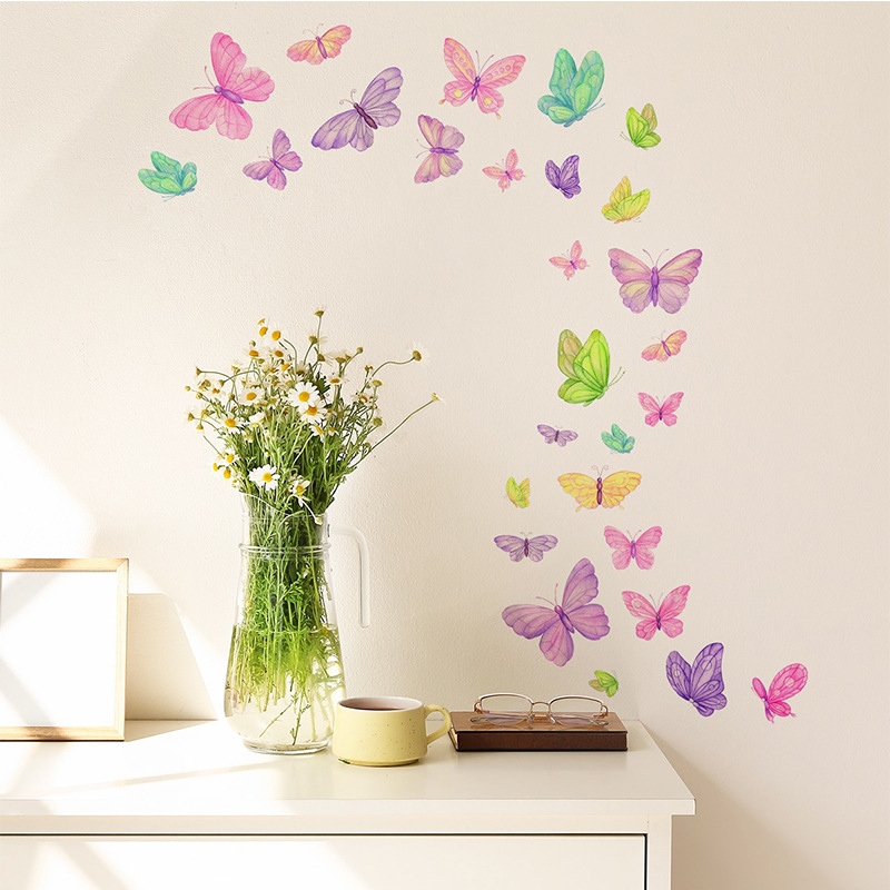 로맨틱 나비 벽 스티커 크리 에이 티브 홈 벽 장식 자 - Baby Nursery Decals 리뷰 및 가격