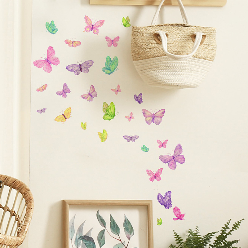 로맨틱 나비 벽 스티커 크리 에이 티브 홈 벽 장식 자 - Baby Nursery Decals 리뷰 및 가격