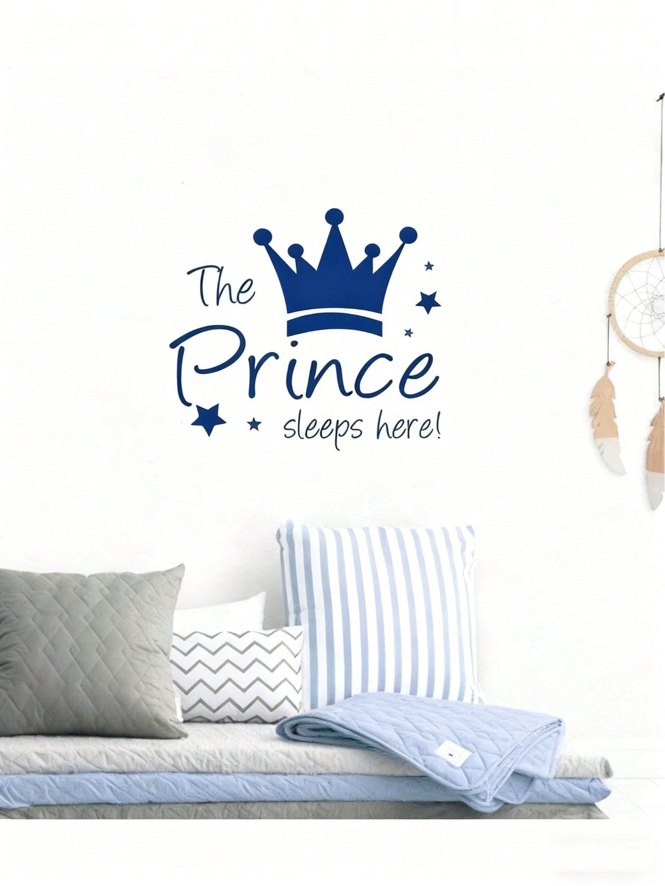 탈부착 가능한 공주 왕관 벽 스티커 공주는 여기에서 잠 - Baby Nursery Wallpaper Girl 리뷰 및 가격