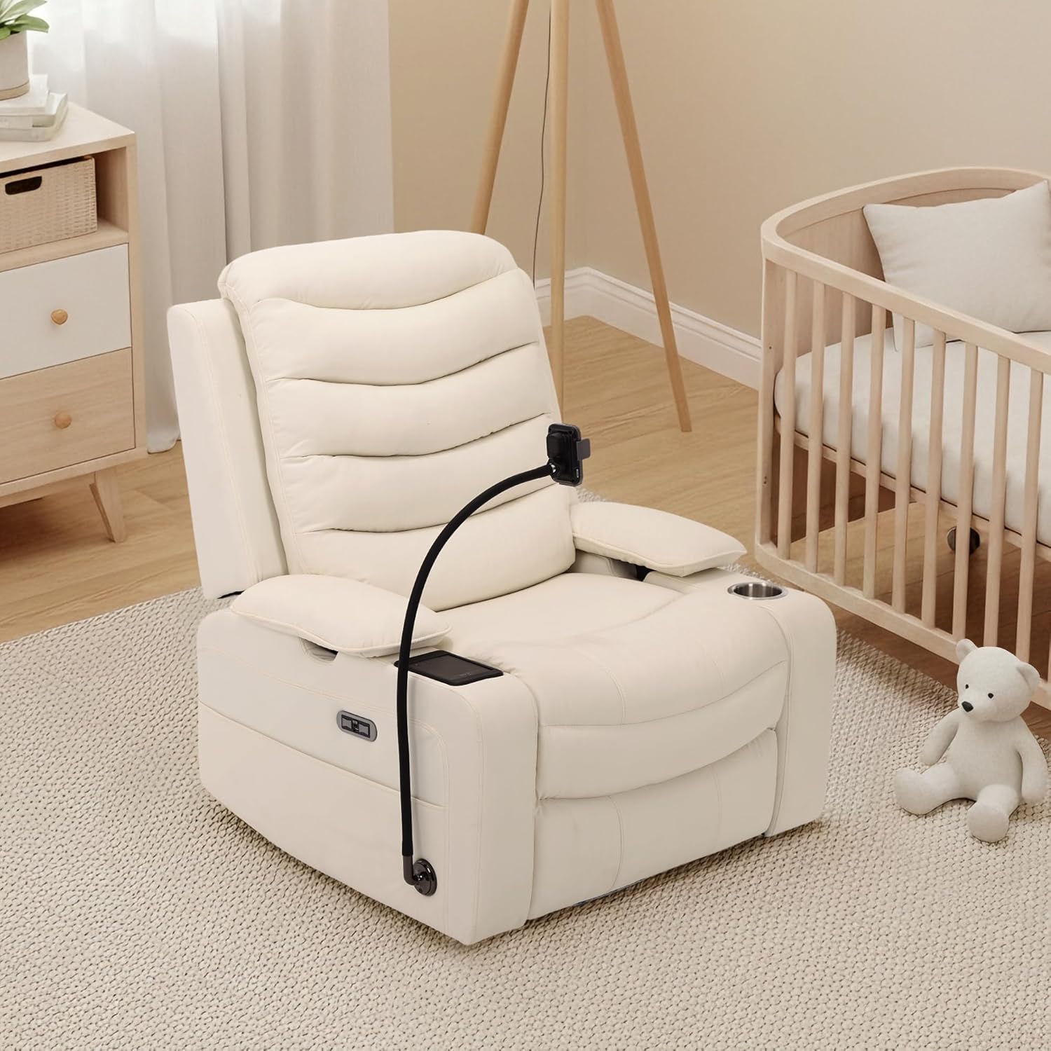 파워 글라이더 리클라이너 유아용 의자 대형 가죽 회전식 - Rocking Chair Nursery 리뷰 및 가격