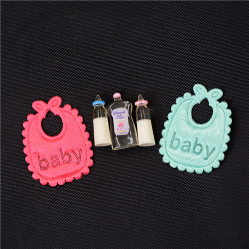 1:12 인형 집 미니어처 아기 병 샴푸 턱받이 세트  - Baby Nursery Sets 리뷰 및 가격
