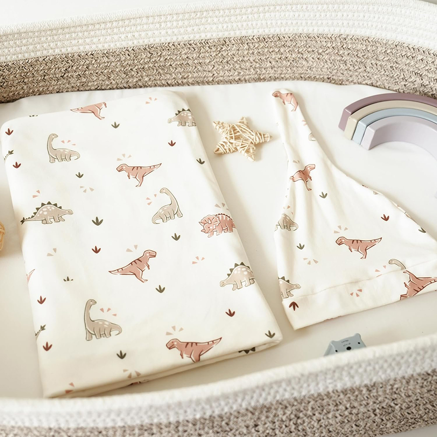 아기 속싸개 겸용 담요와 어울리는 비니 세트, 신생아용 - Baby Nursery Sets 리뷰 및 가격