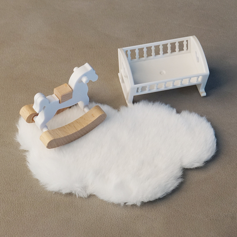 1 세트 1:12 인형 집 미니 아기 침대 구름 흔들  - Baby Nursery Dolls 리뷰 및 가격