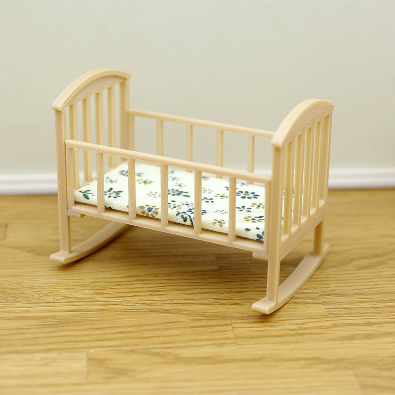 ⭐ 핫 ❗   1/12 인형집 미니 요람 아기 침대 흔 - Baby Nursery Dolls 리뷰 및 가격