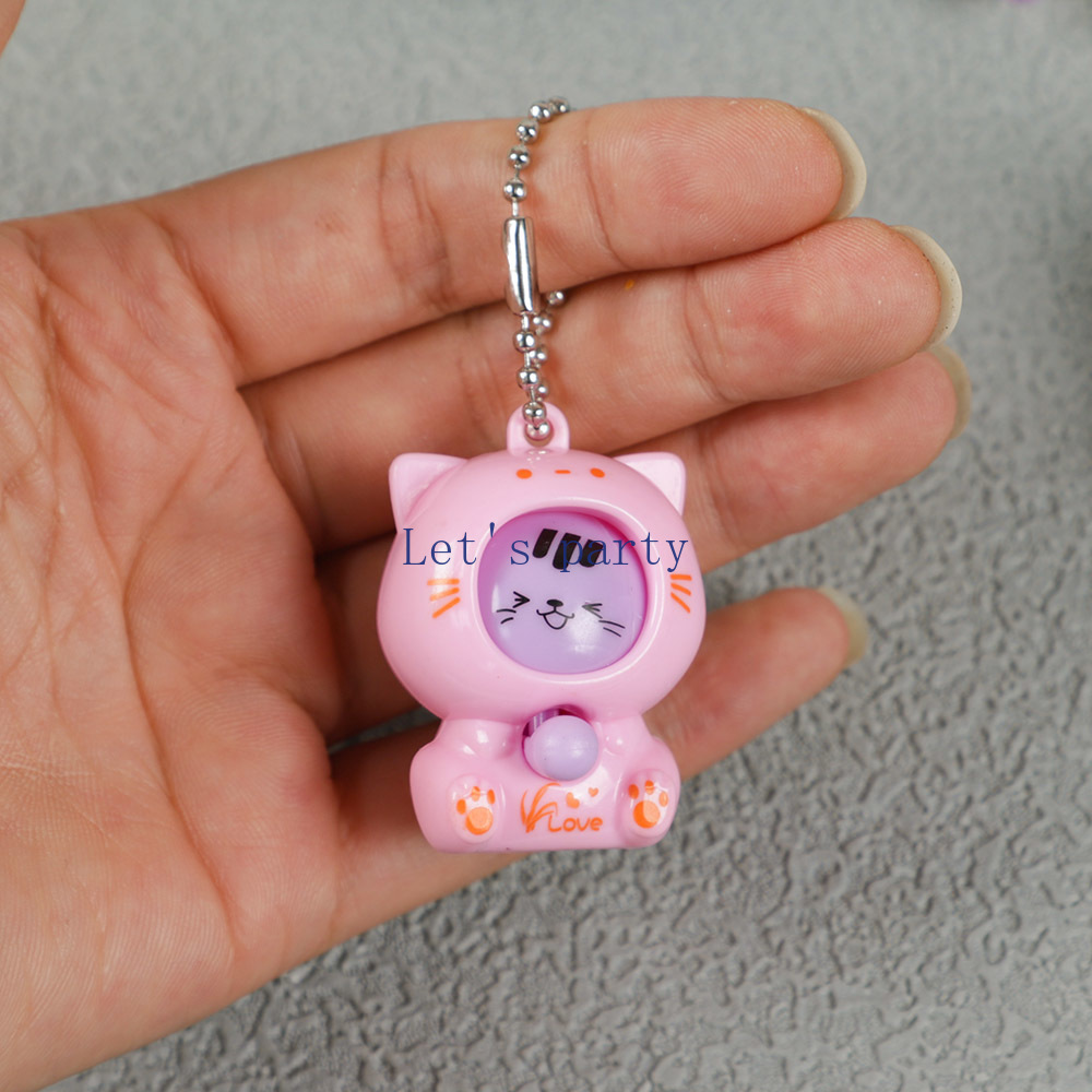 10Pcs 만화 미니 고양이 얼굴 변경 인형 장치 키  - Baby Nursery Dolls 리뷰 및 가격