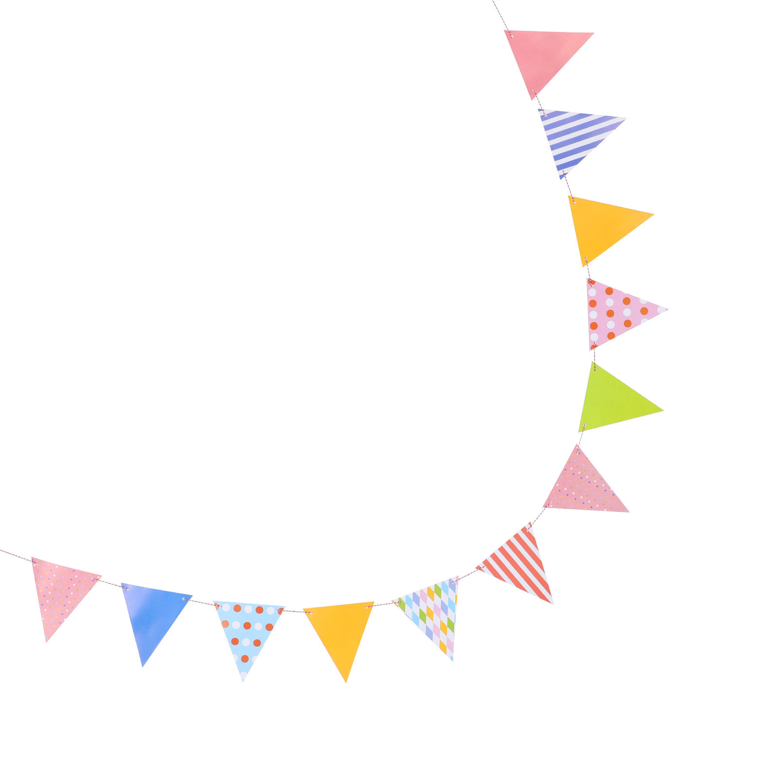 삼각형 종이 깃발 가랜드 화려한 생일 삼각형 깃발 종이 - Baby Nursery Garland 리뷰 및 가격