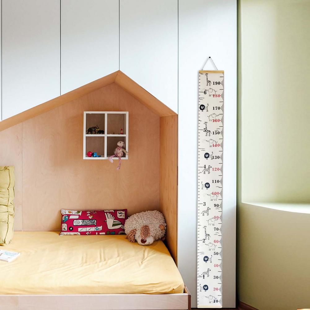 어린이를위한 동물 프린트 높이 눈금자 어린이 높이 눈금 - Growth Chart Ruler 리뷰 및 가격