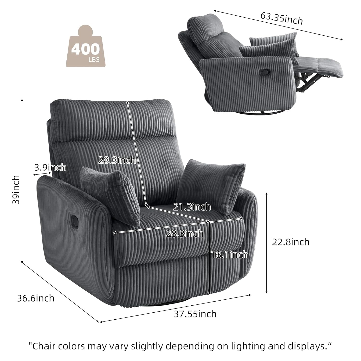 # 회전식 유아용 글라이더 리클라이너 의자 (2개의 베 - Rocking Chair Nursery 리뷰 및 가격