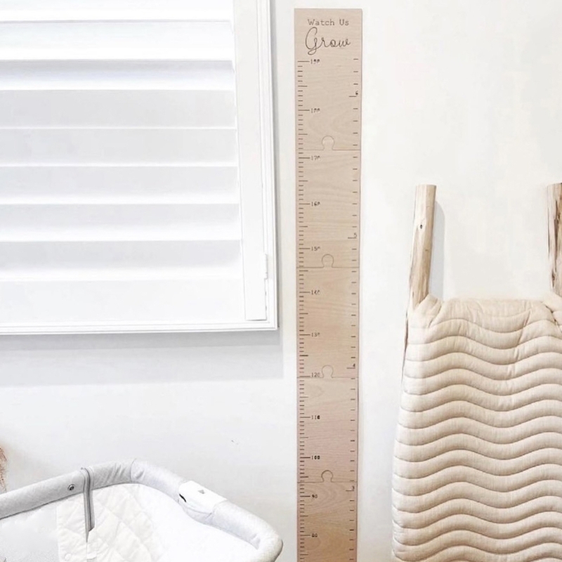 북유럽 나무 어린이 키 성장 차트 눈금자, 아기 어린이 - Growth Chart Ruler 리뷰 및 가격