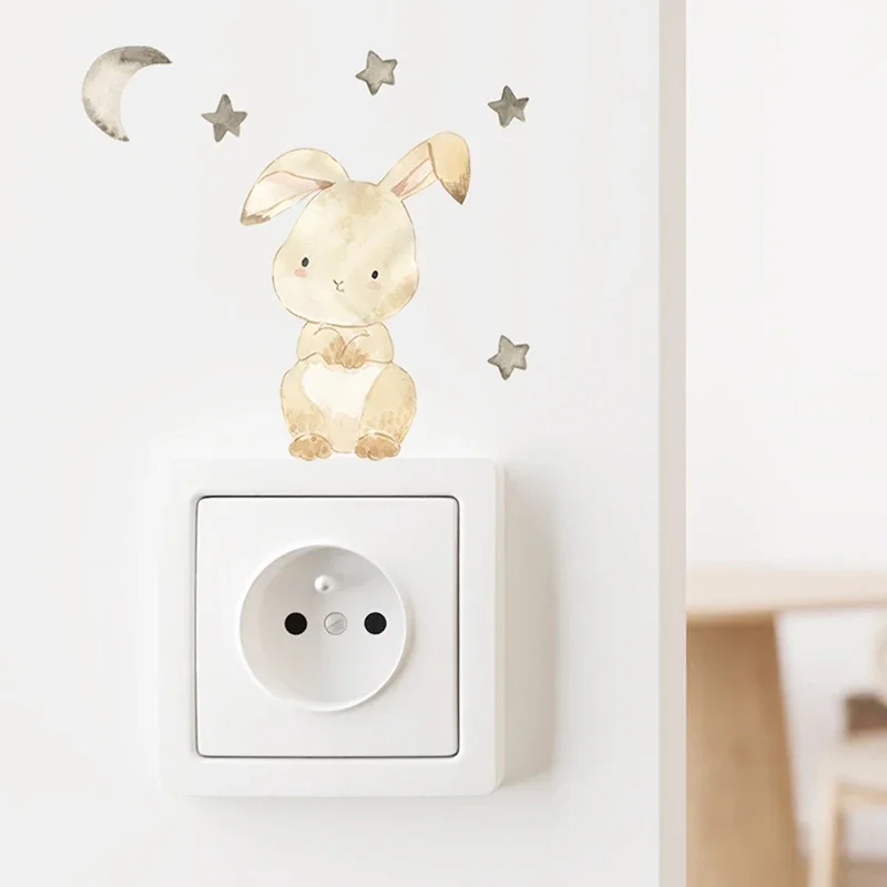 1/2/4/6set 어린이 방을위한 만화 동물 벽 스티 - Baby Nursery Decals 리뷰 및 가격