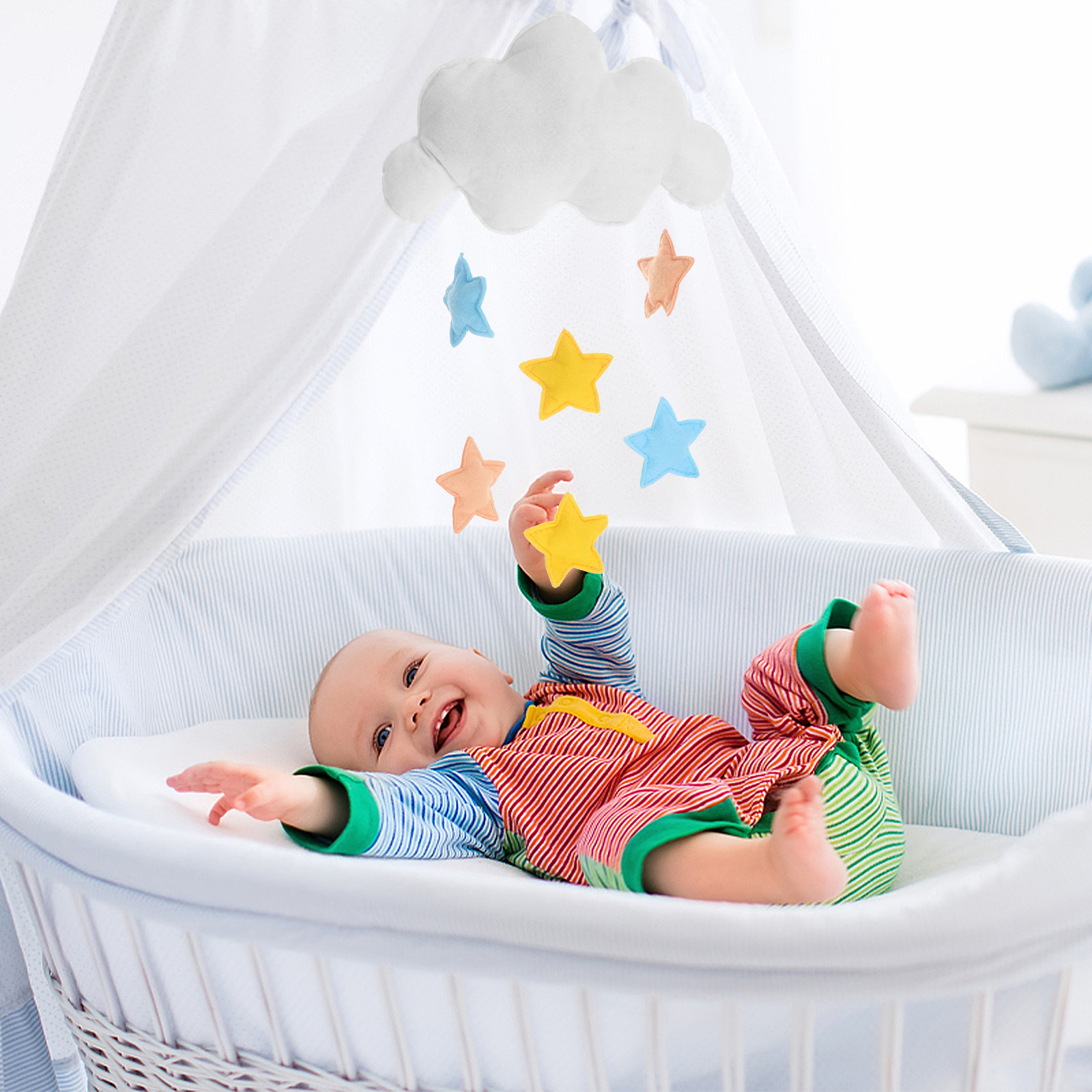 사랑스러운 파스텔 색상의 구름 모양 장식품, 간편한 설 - Baby Nursery Colors 리뷰 및 가격