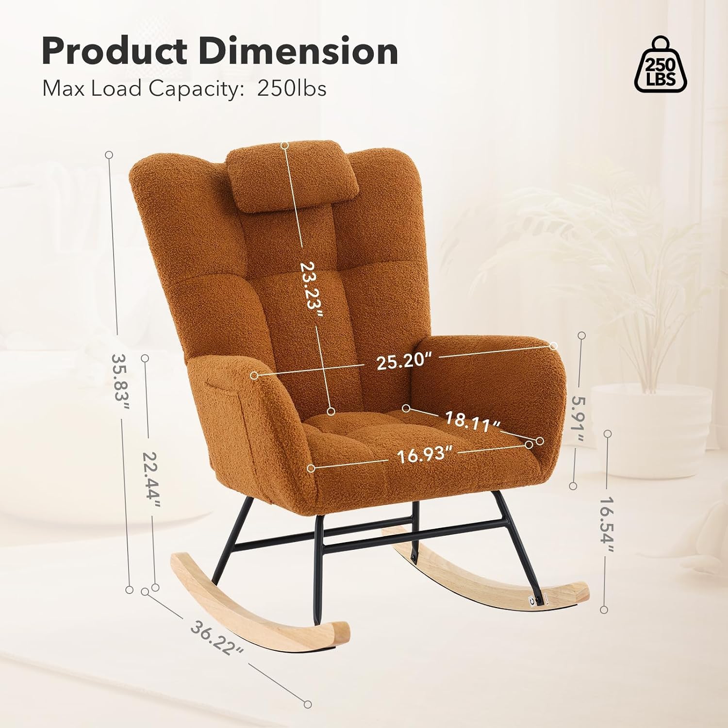 테디 글라이더 로커 유아용/성인용 컴팩트 공간 절약형  - Rocking Chair Nursery 리뷰 및 가격